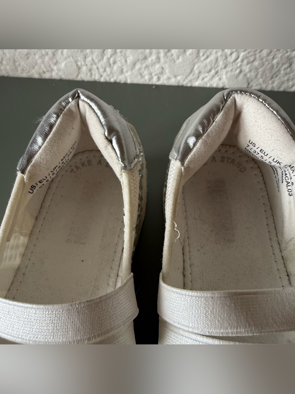 Kenneth Cole Reaction Caldwell Women's Walking white rhinestones sz 7 - Picture 6 of 9